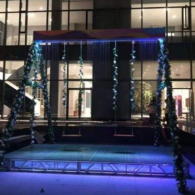 吴江水幕秋千的制作材质 定制设计方案 山东三喜水帘秋千