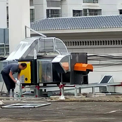 海口金艺酒店饭店餐厅厨房排烟管道安装通风管道加工厂家