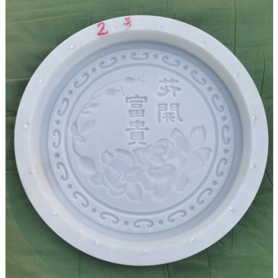 汀步用什么石材圆形党建文化模具开元制作