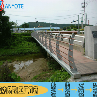 深圳桥梁防撞梁 河道景观栏杆 东莞河边不锈钢护栏厂家