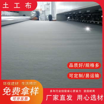土工布厂家生产销售 垃圾场聚酯长丝针刺无纺土工布 丙纶土工布