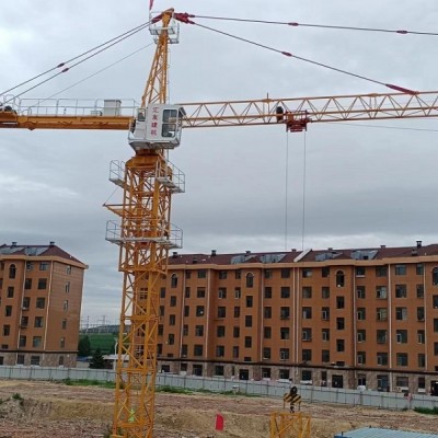 可克达拉市QTZ80塔机起重量6T塔吊适用于大桥建设施工工程