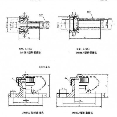 跃正船用J类软管接头CB/T4035-2005