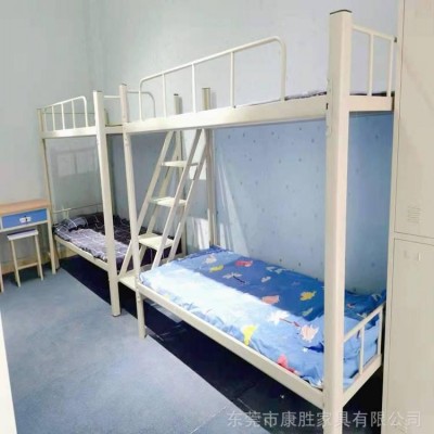 厂家批发连体上下铺学生床 插销安装可以更牢固