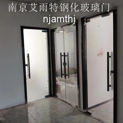 南京钢化玻璃门加工安装