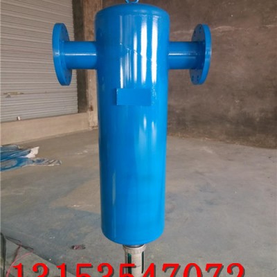 YJQS-C管道汽水分离器 气体沿管道进入 水分由下方排出