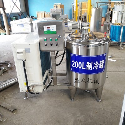 牛奶冷藏罐鲜牛奶制冷罐鲜奶卧式储存运输罐