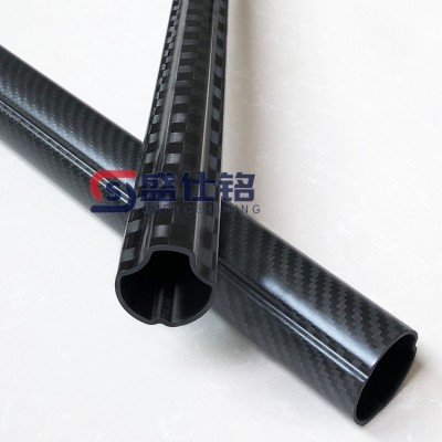 异型碳纤维管 碳纤维管 抗高温超轻碳纤维制品