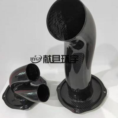厂家碳纤维长短无人机臂弯管 无人机配件碳纤维异型品