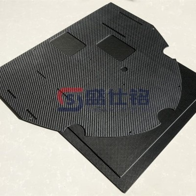 3k碳纤维板双面精加工碳纤维板材定制碳纤维定做碳板切割