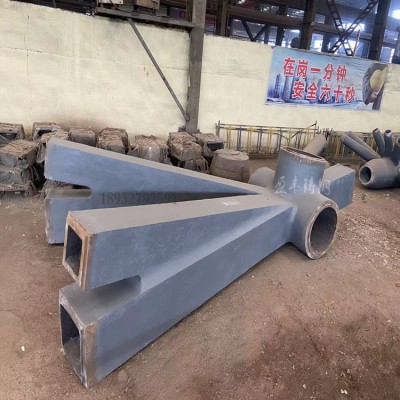 国内建筑工程钢结构铸钢件 现框架结构形状铸钢节点定制