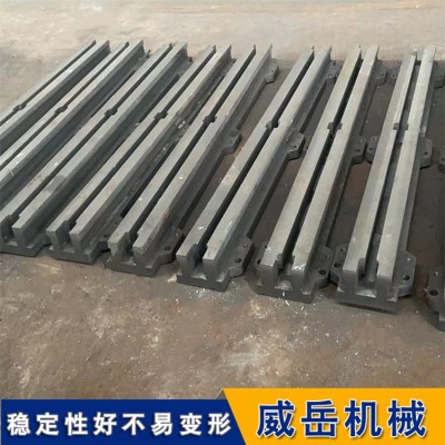 T型槽铸铁地轨定制加工|低成本预算优选单槽双槽可选
