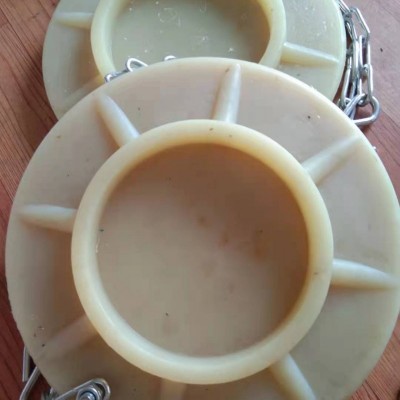 320mm矿用尼龙柱帽顶部缓冲 柱鞋底部稳托一套配齐用