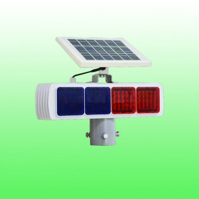 太阳能四灯爆闪灯 太阳能四灯警示灯生产厂家