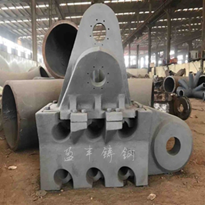 中原国际会展幕墙铸钢件 悬浮屋顶砥柱钢节点定索夹定制