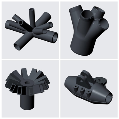 郑州国际会展中心铸钢件 EPT地块连接应用铸钢节点