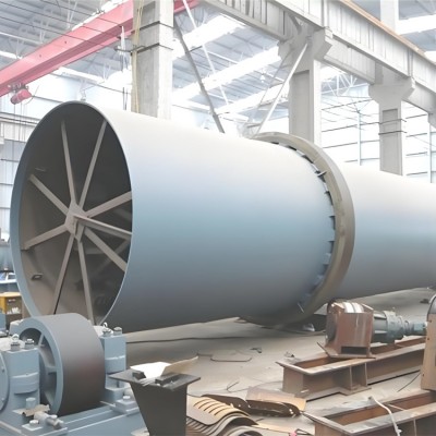 回转式实现均匀受热干燥机滚筒式粮食烘干机