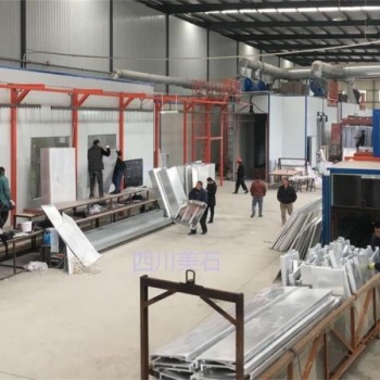 四川云南贵州陕西甘肃铝单板喷漆喷粉生产线设备