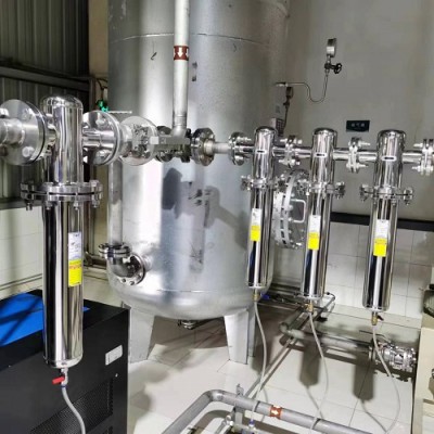 不锈钢气体除菌过滤器 油水分离过滤器 主管路过滤器