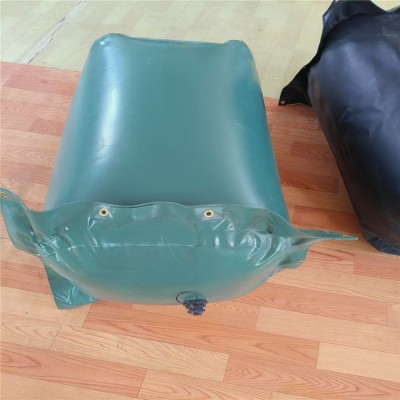 800*800*800矿用充气气垛膨胀后紧贴巷道壁单人可操作