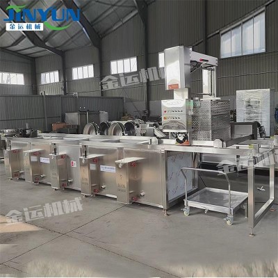 连续式蜂窝卤煮锅设备 牛肉蒸汽卤煮线 全自动不锈钢卤煮锅