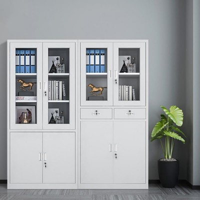 四门带层板办公文件柜 文件管理都更加的方便