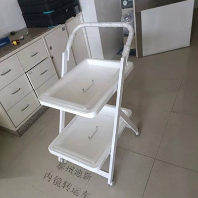 内镜小推车二层器械软镜存放周转车