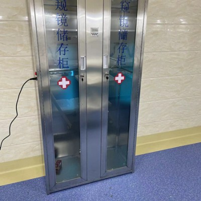 不锈钢储存柜双门可定制