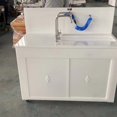 内镜清洗水槽亚克力材质加靠背