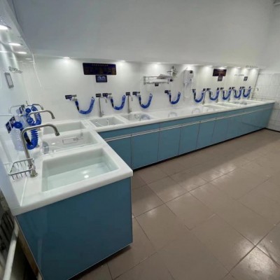 高分子复合材料 中背板高背板设计   胃肠清洗工作站