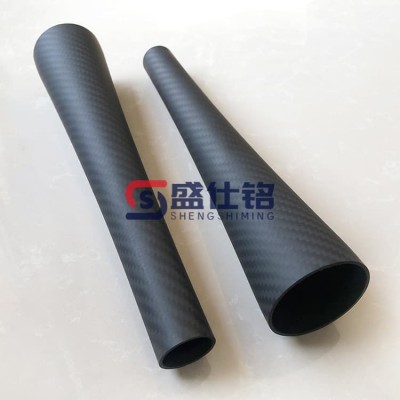定制变径碳纤维异型管 锥形一体成型 耐腐强韧 工业结构件