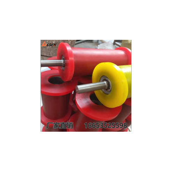 矿用高分子地滚轮不挑工况 200*300顺滑引导钢丝绳运行