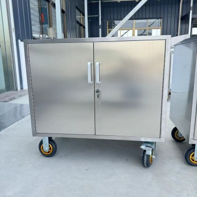 不锈钢无菌物品密封传送车污物下送车污物回收车