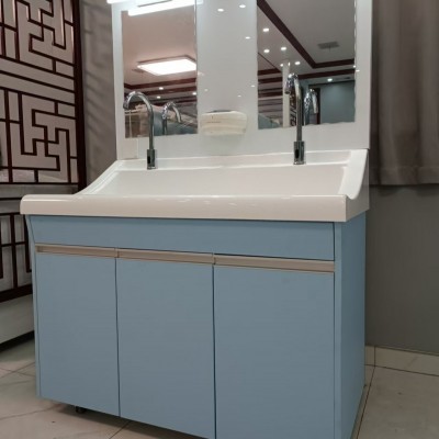 高分子洗手池 高背板低背板多人位洗手池