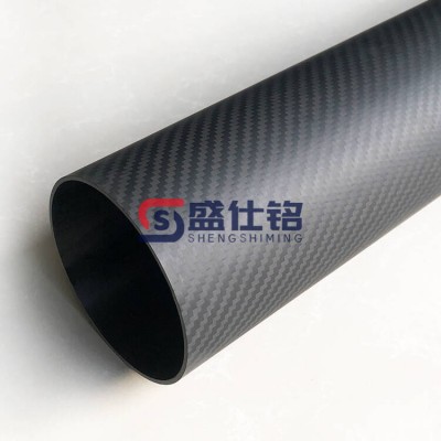 盛仕铭碳纤维管 高强度斜纹哑光 碳纤维管材