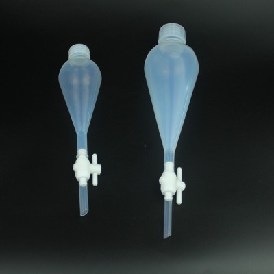 可分离氢氟酸FEP分液漏斗/特氟龙梨型分液漏斗装置
