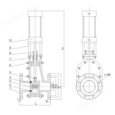 耐磨闸阀/摆动阀/清堵阀/平衡阀LZJ-S150-T