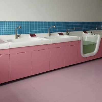 婴儿洗浴设备 新生儿洗澡游泳池 一体式防腐防潮 可定制生产