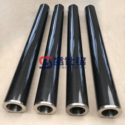 锂电专用 碳纤辊轴 高精度高模量 轻量化碳纤维辊