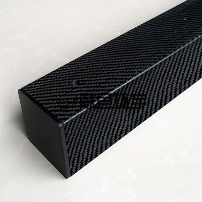 碳纤维方管 高刚性耐冲击 工业碳纤维管件