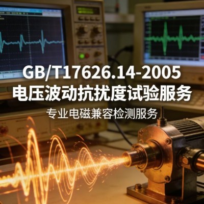 GB/T17626.14-2005电压波动抗扰度试验服务