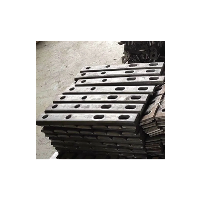 43公斤重轨道夹板一副夹板配六套螺栓 两边夹紧对穿孔