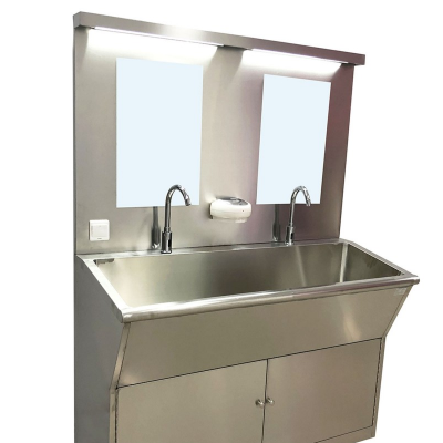 304不锈钢洗手池 单人位双人位