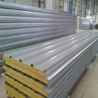 厂家之供彩钢岩棉复合板，防火保温规格可定制