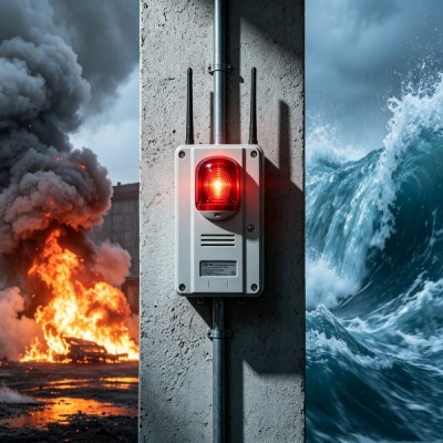 防汛防火无线联动报警系统PRO-WIAS，高分贝声光报警