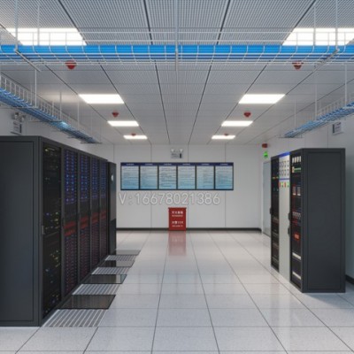 沈阳3D室内俯视图|机柜设备|模块化机房全景动态效果图制作