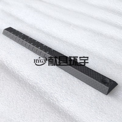 CNC 加工碳纤维异形棒 打孔开槽构件 机械设备配件