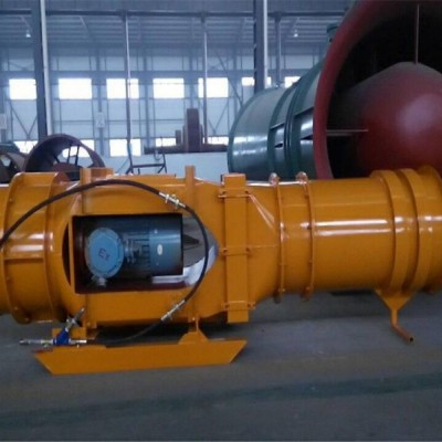 KCS-120D湿式除尘风机 筒体长圆矿用红 前为进风吸尘口